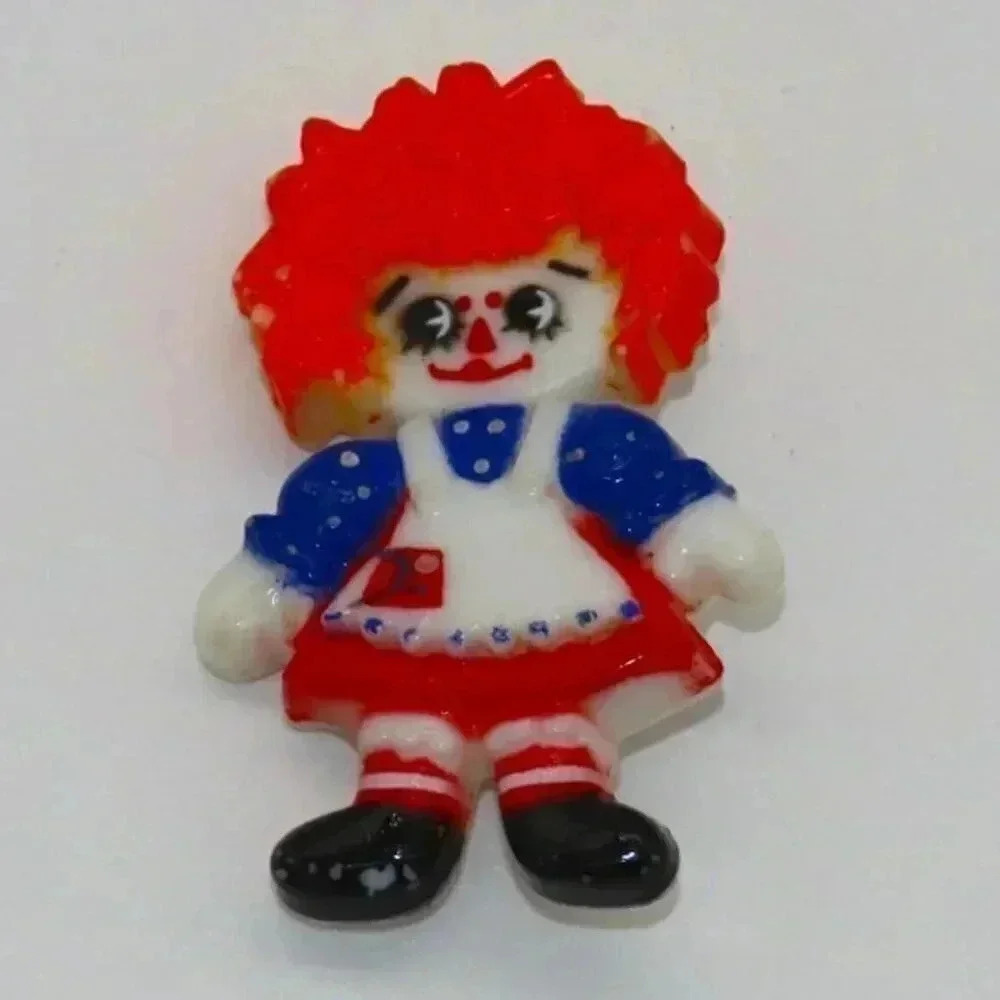 Vintage Hallmark 1974 Raggedy Ann Pin Brooch 70s